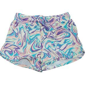 Disney Jumping Beans 4T Girls Active Shorts Pastel Marble Print Kids Toddler